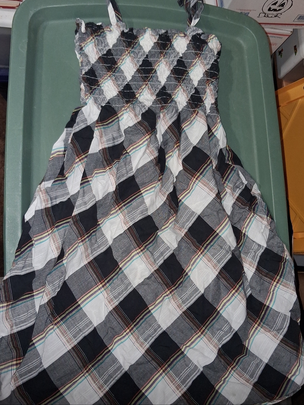 Roxy Plaid Summer Dress